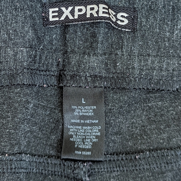 Express Charcoal Grey Jeggings Size L - Picture 8 of 8